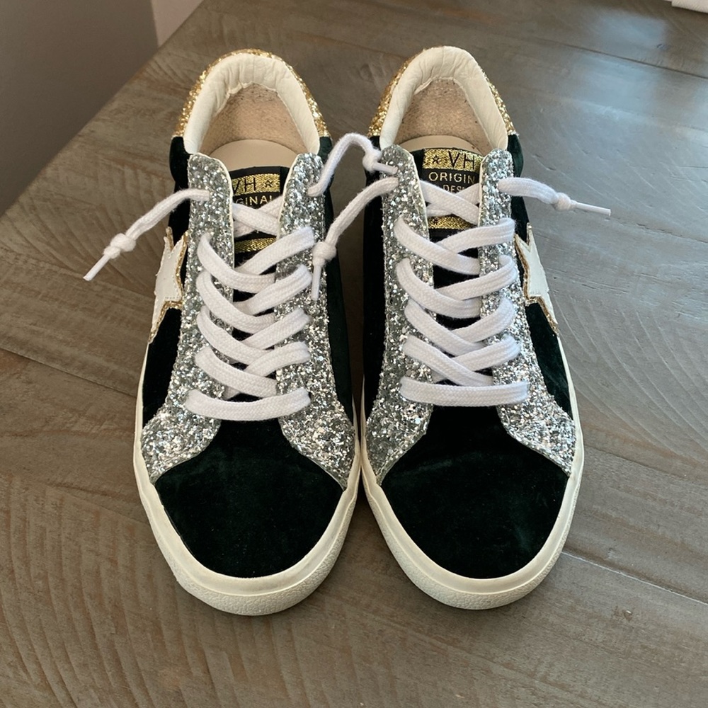 Vintage Havana Valery Low Top Glitter Sneakers